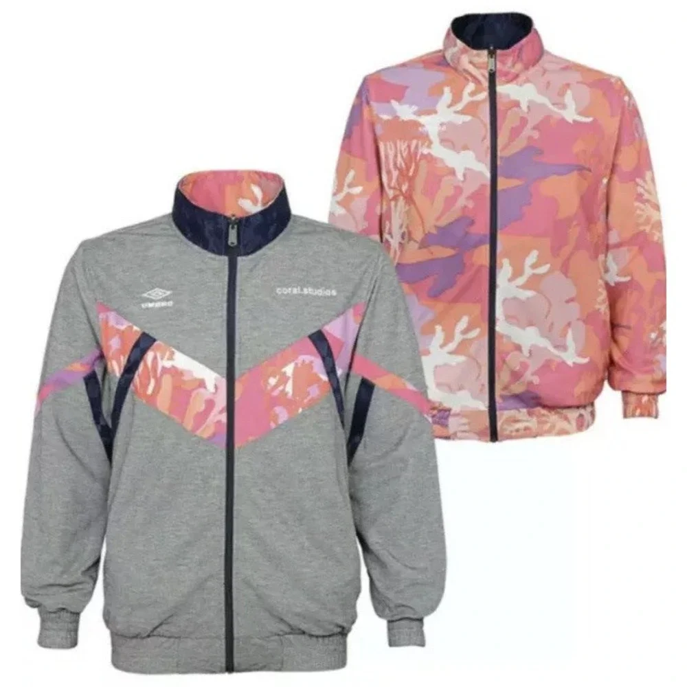 Umbro x Coral Studios Track Jacket Reversible Soccer‎ Athletic Retro Men XL $180